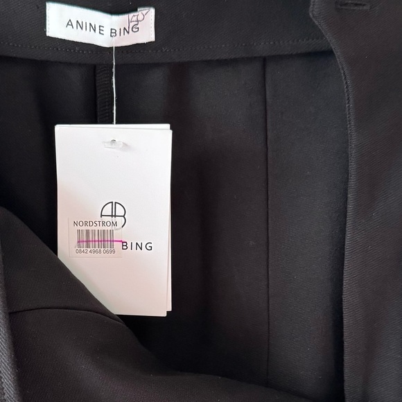Anine Bing West Pant in Black Size 38 - Picture 4 of 7